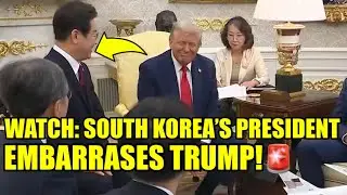 South Korea&rsquo;s President HUMILIATES Trump In SURREAL MOMENT🚨