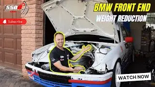E36 Front End Weight Reduction & Prep For Engine Install