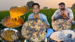 राम रोट | 5किलो का एक ही राम रोट बनाया घने जंगल में 