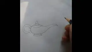 How to draw Aladdin's lamp || easy drawings