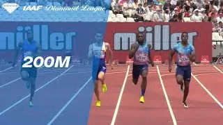 Ameer Webb 20.13 wins the Men's 200m - IAAF Diamond League London 2017