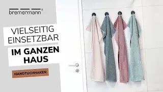 Stilvolle Badorganisation: Handtuchhaken im Set - 