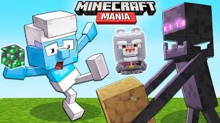 Minecraft Mania - RÉCORD 26 segs, Enderman TROLL, PITUFOS DLC