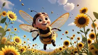 Three Busy Bees Spell B U Z Z | Spelling Song for Kids | Nursery Rhymes and Early Literacy Learning