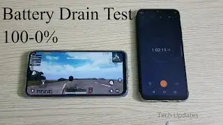 Realme 3 Pro Battery Drain Test (100-0%)