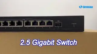 8-Port 2.5G Fanless Light Managed Desktop Poe Switch With 1*10G Sfp Uplink Oem/Odm