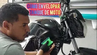 como envelopar tanque de moto