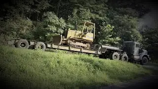 Driveway Reconstruction pt1 Komatsu D31, 580 Case backhoe, pc 120 excavator
