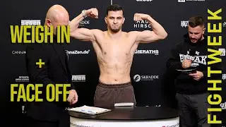 WEIGH IN + FACE OFF - German Boxing Series 3 mit Coach Anil, Claudio etc.| Vlog