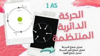الحركة الدائرية المنتظمة (القوة والحركات المنحنية)  | أولى ثانوي