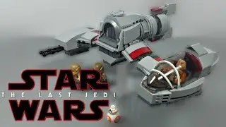 LEGO Star Wars The Last Jedi - Resistance Ski Speeder MOC - Review