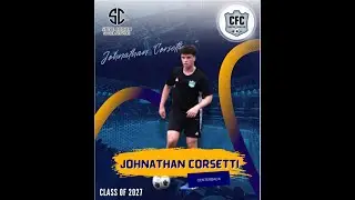 Male Soccer Players - Johnathan Corsetti - Class of 2027 (CFC USYSA NL - Connecticut ) 🇺🇸