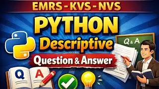Python important question and answer for emrs /kvs/ nvs/ class 11,12