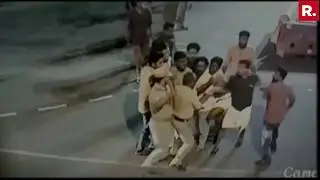 Policemen Attacked Outside Police Station By SFI Members - Caught On Camera