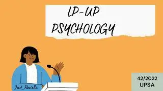 LP-UP 2024 || KPSC || PSYCHOLOGY || PREVIOUS YEAR |QUESTIONS || WITH ANSWERS || 42/2022 || UPSA ||