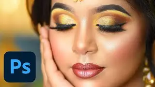 Best and Simple way to editing Bride makeup photos in photoshop - frequency separation