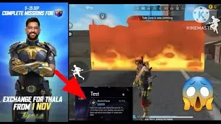 Thala character ability test 🤯 free fire india launch date 🤔