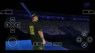 Jhon cena real entrance in wrestling game.