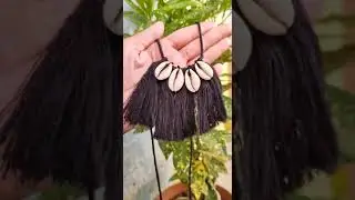 DIY Macrame Necklace Tutorial! Easy Macrame Project For Beginners!