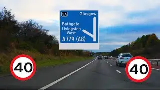 M8 - Starlaw Interchange (J3A) to Whitburn Interchange (J4) Roadworks Update - October 2025 