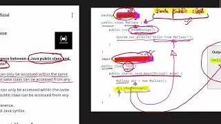 Difference between a Java public class and a Java private class?  || Java:AB43ID || JE Tutor