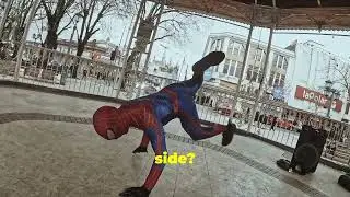 Spider-Man and Batman Cruise the City in black Car's ! #cartoon #spiderman #dccomics #english #baby