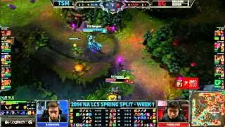 Bjergsen 1v3 kill and escape