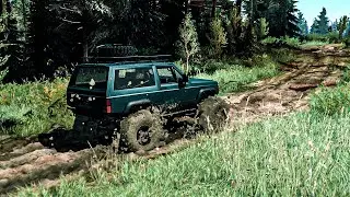 SpinTires MudRunner: REALISTIC 2 Door Jeep XJ  ᓚᘏᗢ