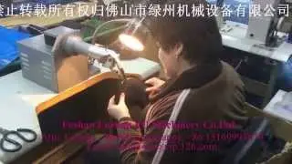 Dual density PU outsole with integrated upper making machine