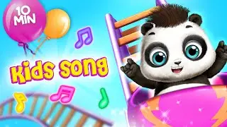 Panda Lu Fun Park 10 min 🎠 Nursery Rhymes 🎶  Kids Songs ☀️ TutoTOONS
