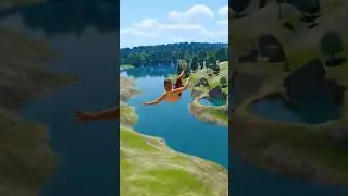 Crazy 3D Water Slide Ride 😱 | Man Falls From Huge Height Into Water 🌊