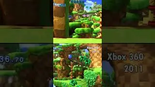 Sonic x Shadow Generations is REALLY GOOD | Xbox 360 vs. PS5 #sonic #sonicxshadowgenerations
