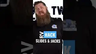 Slides & jacks RV hack! Click the ▶️ button below 👇👇 to watch the whole video!! #rvhacks #travel