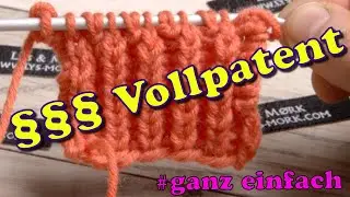 Patentmuster stricken Vollpatent