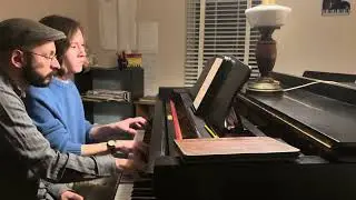Cameron Lee Simpson's 'Speedbumps', as sightread by my piano teacher and I