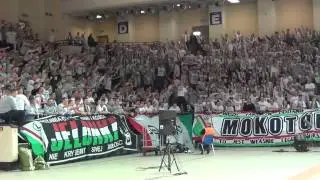 Doping na meczu kosza Legia - SKK Siedlce na Torwarze
