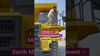 Very huge 🛻🏗😨 #dumper #dumptruck #crane #dubai #logistics #shipping  #earthmovingequipment