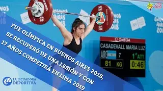 Lima 2019 - Luz Casadevall fue ol&iacute;mpica, super&oacute; una lesi&oacute;n y competir&aacute; en los Panamericanos