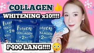 NAKAKAPUTI BA ANG FROZEN COLLAGEN + WHITENING X10?! PINAKA MURANG COLLAGEN + PAMPAPUTI!