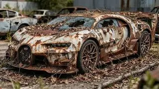 ASMR Car Restoration | Abandoned Bugatti Vision Gran Turismo Full Rebuild in 4K #ASMRCarRestoration 
