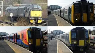 Trains at Wimbledon - 17th February 2025