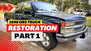 1998 OBS CHEVY RESTORATION  Part 1