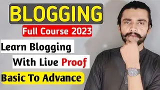 Free blogging course part 1 | What Is Blogging | How To Start Blogging In Pakistan