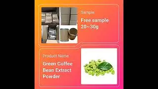 Anti-aging green coffee bean extract pure chlorogenic acid 50% powder