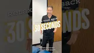 Relax your back in 30 seconds. #chiropractor #backpain #funny #jokes