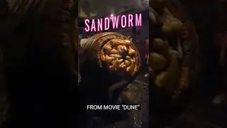 Sandworm (specifically, Shai-Hulud) from Dune universe #dune #movie #sandworms #duneclub #shorts