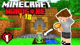 Minecraft 1.18 Hardcore Survival | Episode 1 | I'm Poor!