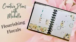 Plan With Me | Big Dashboard | Social Media | Flourishing Florals