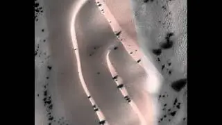 Flow-Like Features on Mars in Richardson crater - may be due to liquid water