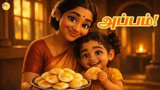 அம்மா சுட்ட அப்பம் | Tamil Kids Song | Amma Love Song | 3D Cartoon Animation | Appam Rhymes